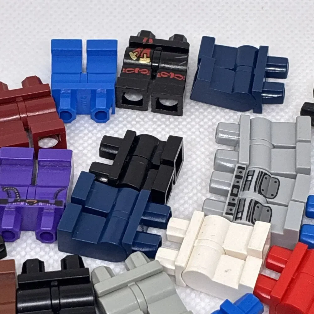 Lego LEGS Minifigure Parts Lot - Legs and Skirts Lot of 62 USED with Wear